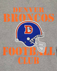 Starter - Men's Denver Broncos Crew Neck Sweatshirt With Zip Pockets