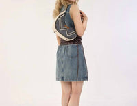 Wrangler - WESTERN CONTRAST STITCH CHEVRON HOBO SHOULDER BAG
