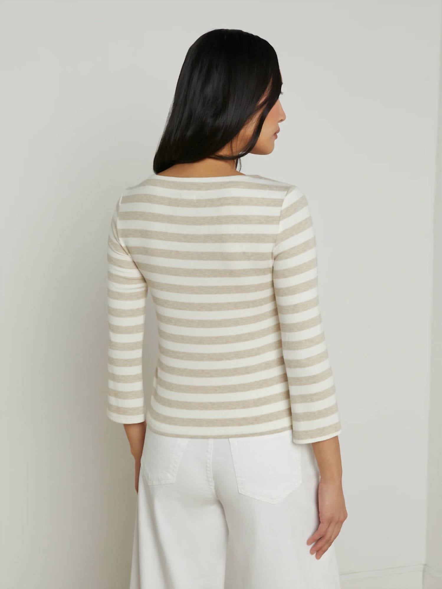 L'Agence - Lucille Boatneck Shirt