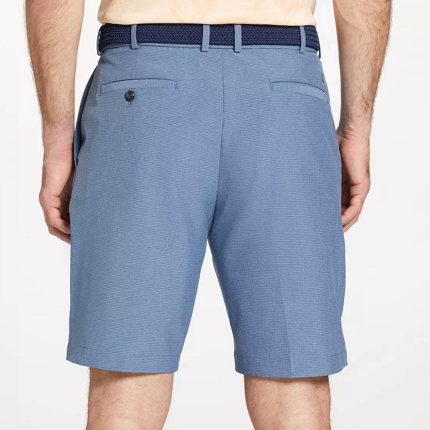 Walter Hagen - Men's Seersucker Golf 10" Shorts
