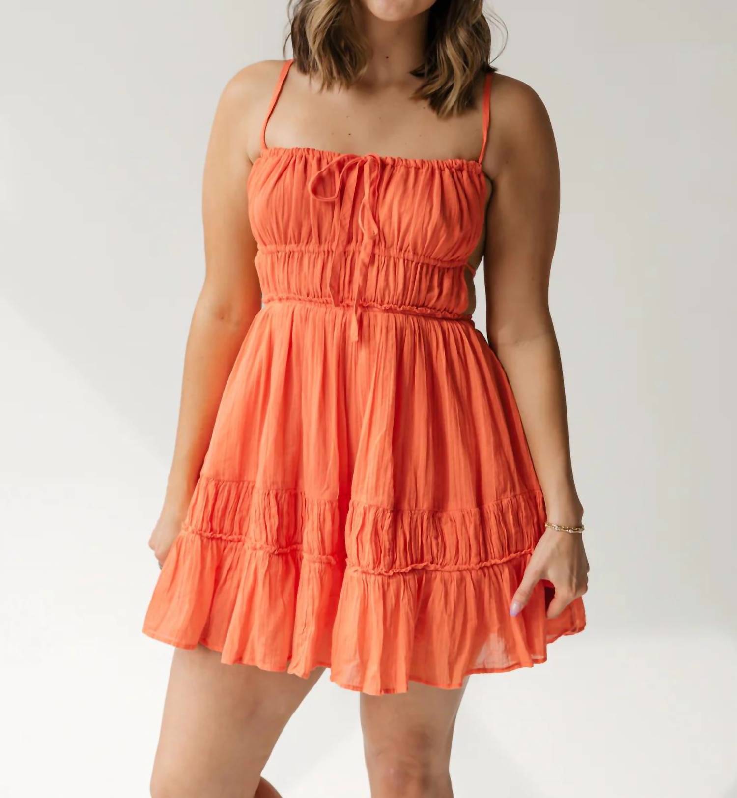 Free People - Taking Sides Mini Dress