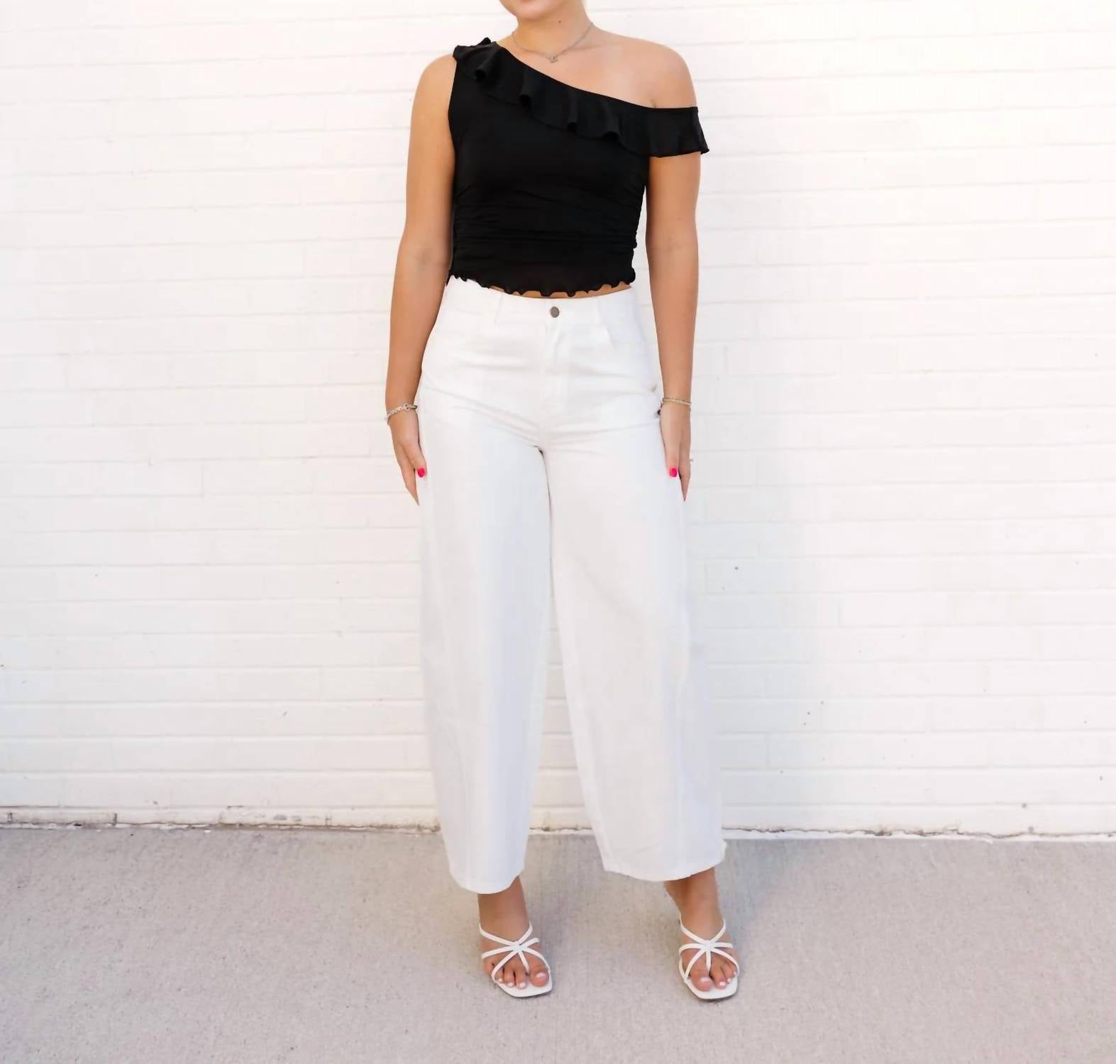 Free People - Isla Off-the-shoulder Ruched Sleeveless Top