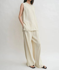 Toteme - Woven Sleeveless Top