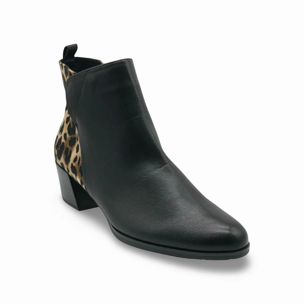 J. Renee - Women's Halsie Leopard Print Booties