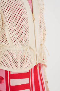 Emily McCarthy Bailey Bomber Jacket in white - women's jacket - view 4
