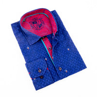 Eight X - Paisley Jacquard Shirt With Trim