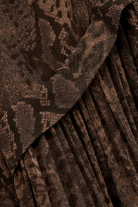ba&sh Simba Dress in brown - women's dress - alternate view