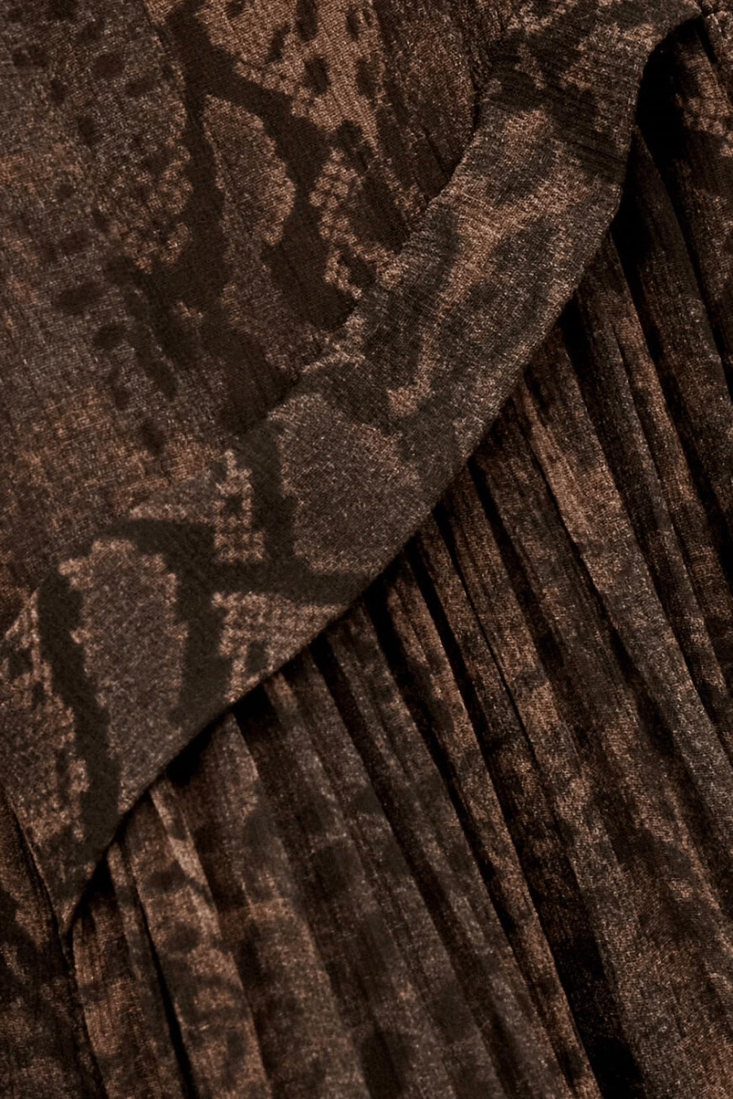 ba&sh Simba Dress in brown - women's dress - alternate view