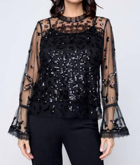 Carre Noir - Sparkle Top