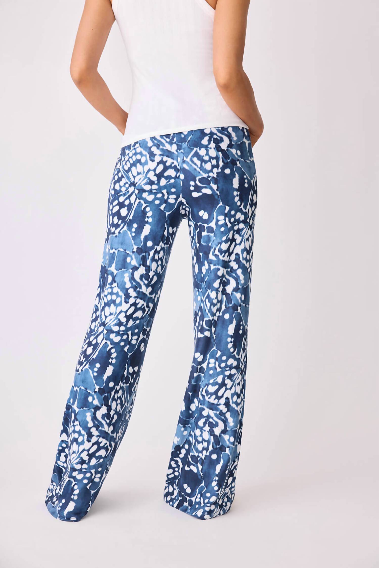 PJ Salvage Spread Your Wings Pants in navy blue - women's pants - alternate view