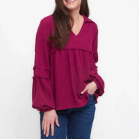 Elsie & Zoey - Blayke Babydoll Blouse