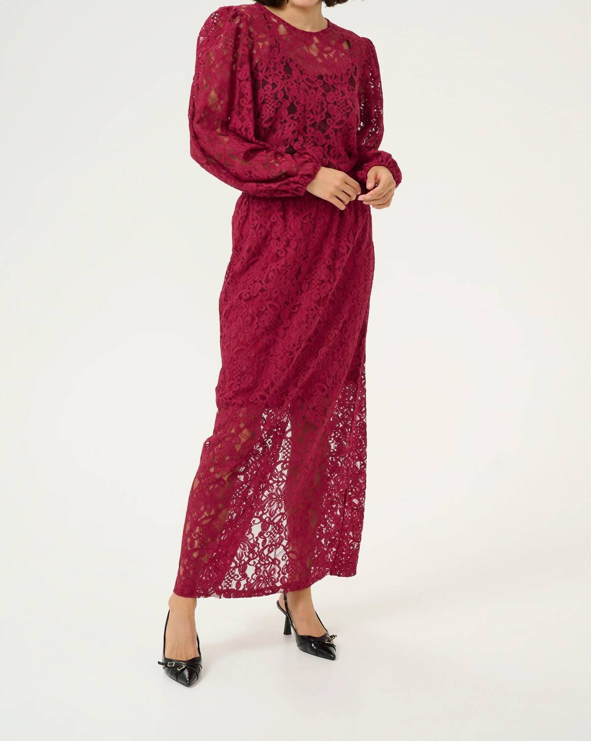 Kaffe - Kalanice Lace Balloon Sleeves Blouse