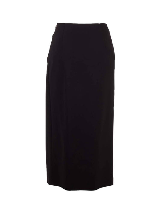 Valentino - Women's Knotted Stretch Silk Skirt