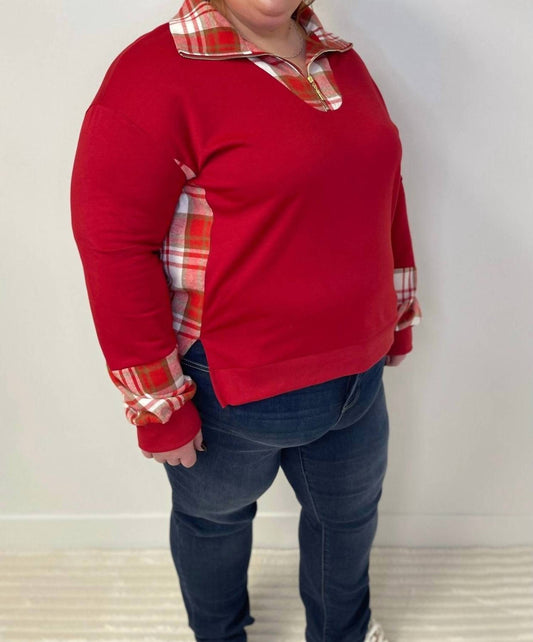 Jess Lea - Juniper Plaid Pullover