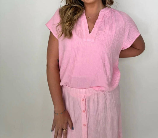 Bobi - Raglan Flutter Top