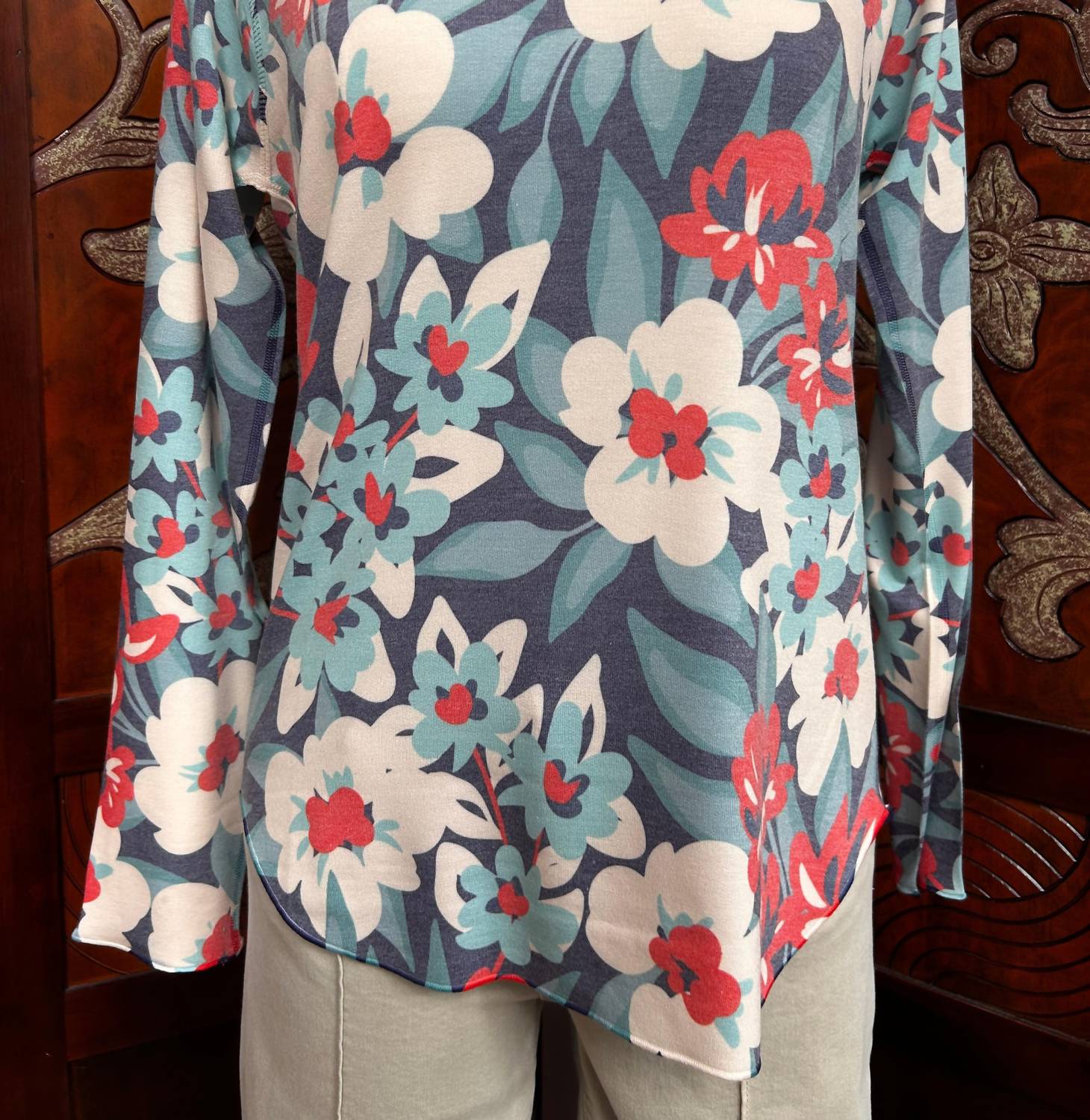 Nally & Millie - Women's French Terry Long Sleeve Tee