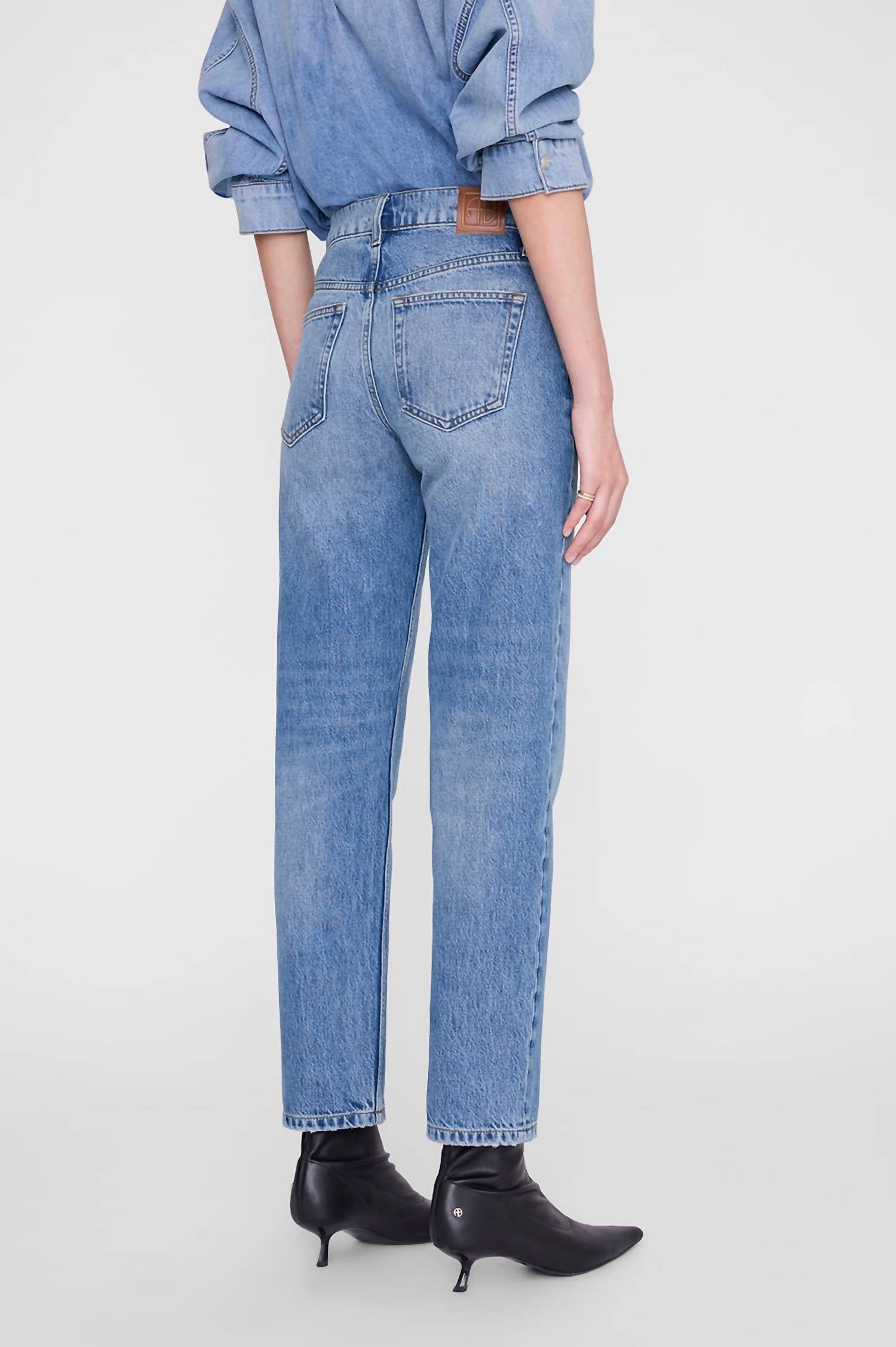 Anine Bing - Jane High Rise Slim Jeans