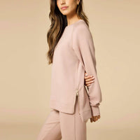 Softies - Dreamtech Crew Zip With Side Zip And Long Pants