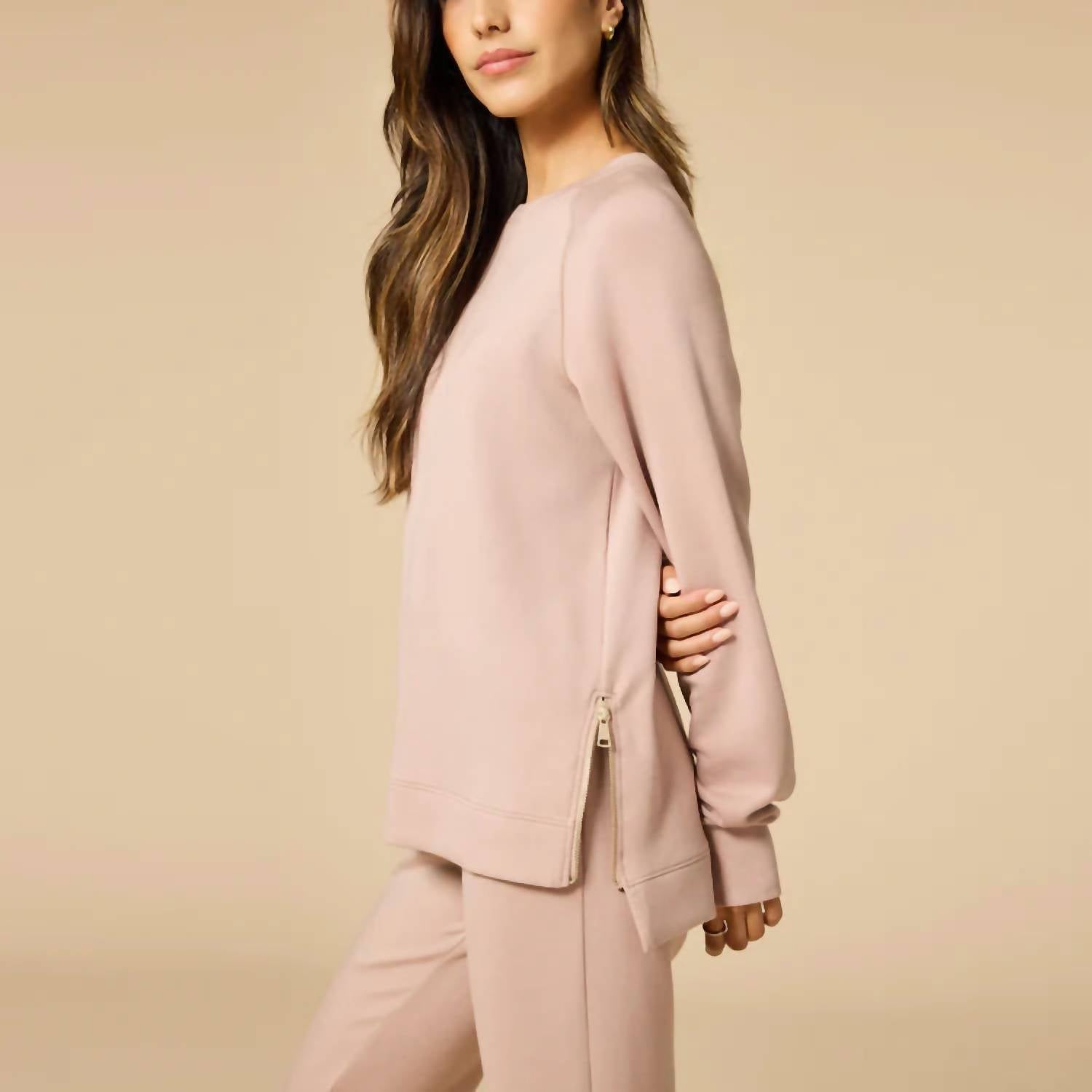 Softies - Dreamtech Crew Zip With Side Zip And Long Pants