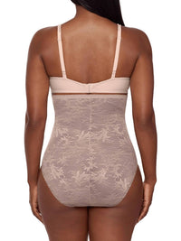 Miraclesuit Modern Romance High-waist Shaping Brief in stucco - women's intimate - alternate view