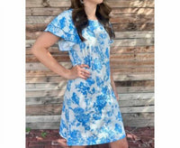 Sterling Kreek Women's Sweet Melodies Floral Dress in blue - women's dress - view 4