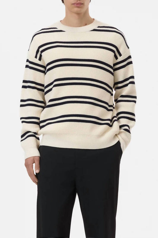 Closed - Striped Crewneck Jumper Sweater