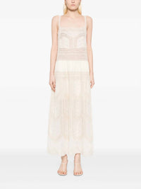 Zimmermann - Acacia Lace Trim Midi Dress