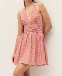 Elodie - Celia Gingham Mini Dress
