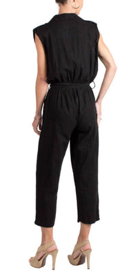 GIGI MODA La Tela Jumpsuit in black - women's pants - detail view