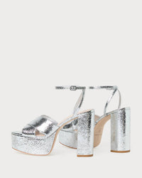 Loeffler Randall - Women's Loretta Snake Platform Sandal