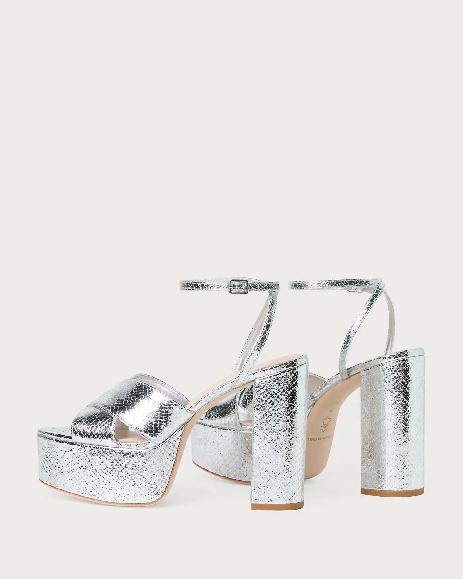 Loeffler Randall - Women's Loretta Snake Platform Sandal