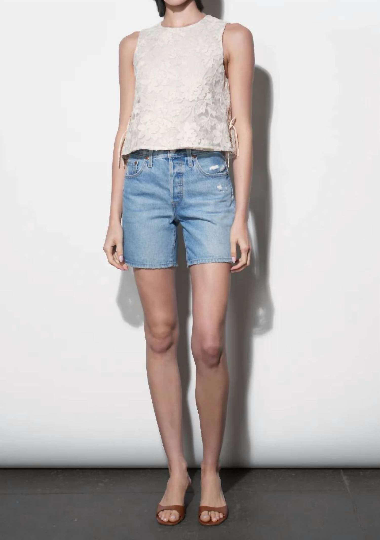 Greylin - Alba Lace Embroidered Tank Top