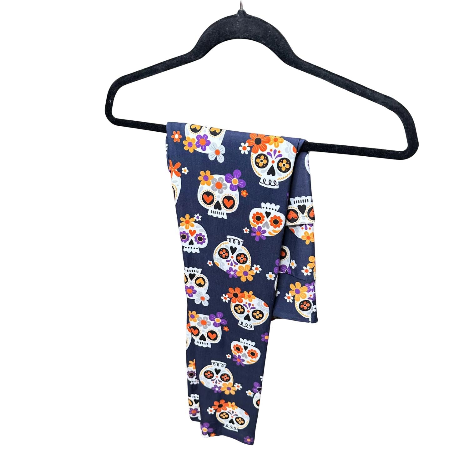 Karmen - Women's Day of the Dead Skull Pocket Leggings