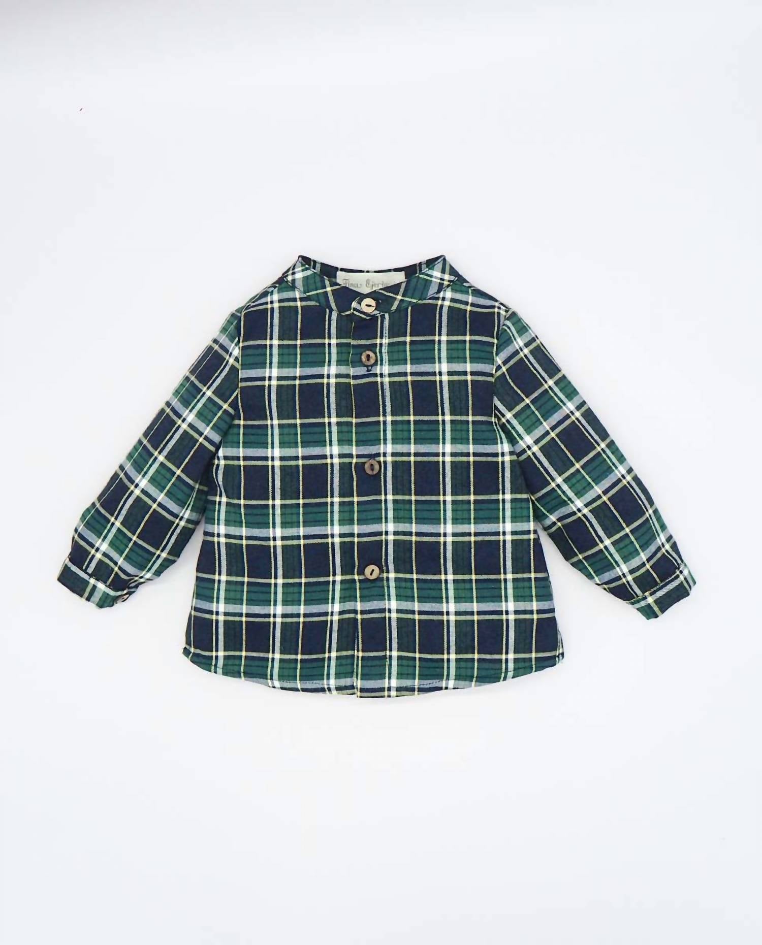 Fina Ejerique - Kid's Checkered Button Down Shirt