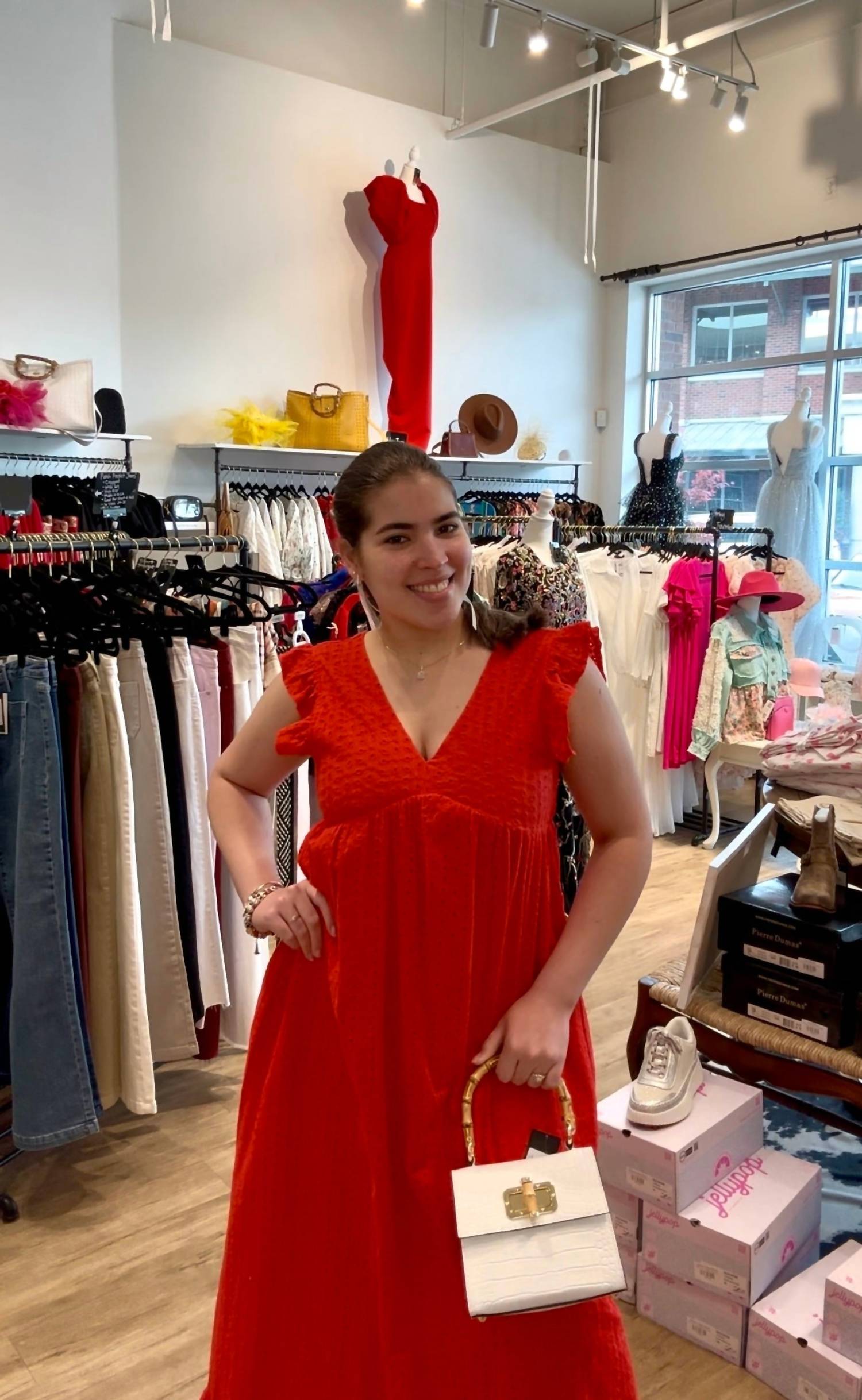 Mikarose - Dutton V-neck Maxi Dress