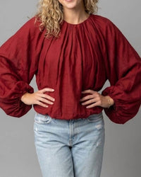Jade - Flowy Balloon Top