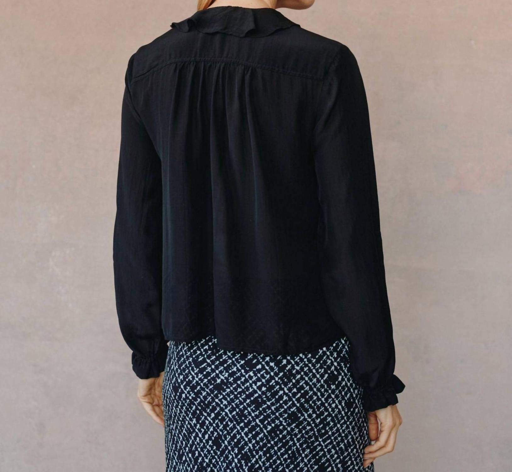 Bella Dahl - Raglan Ruffle Blouse
