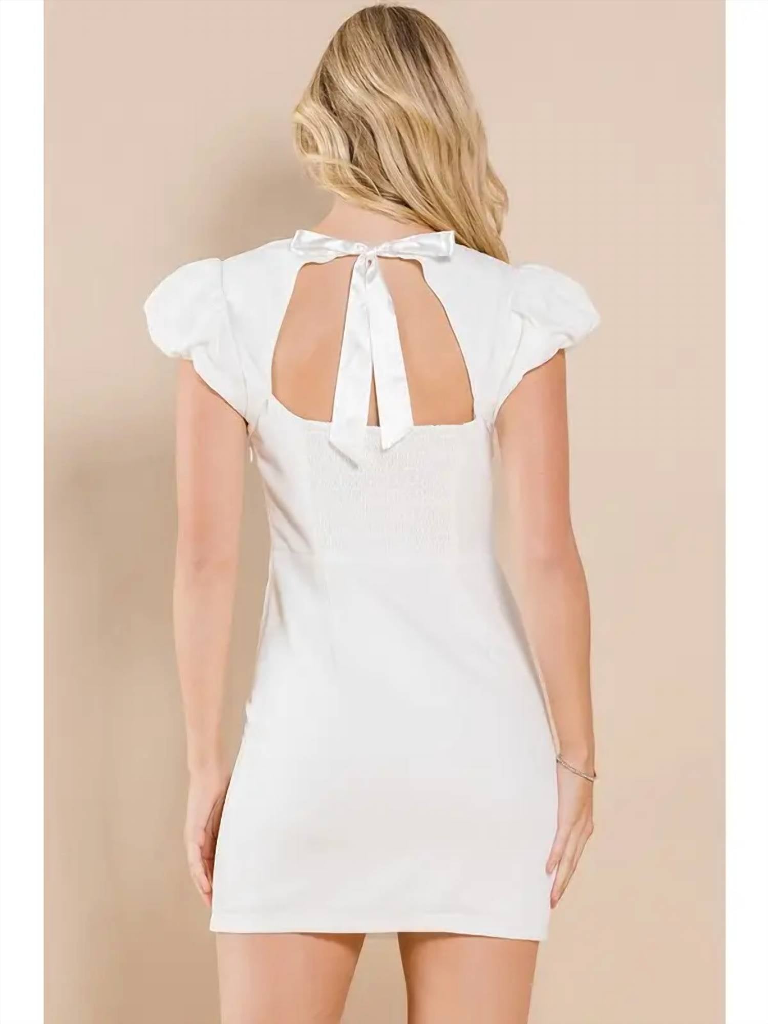 Tcec - Open Back Dress