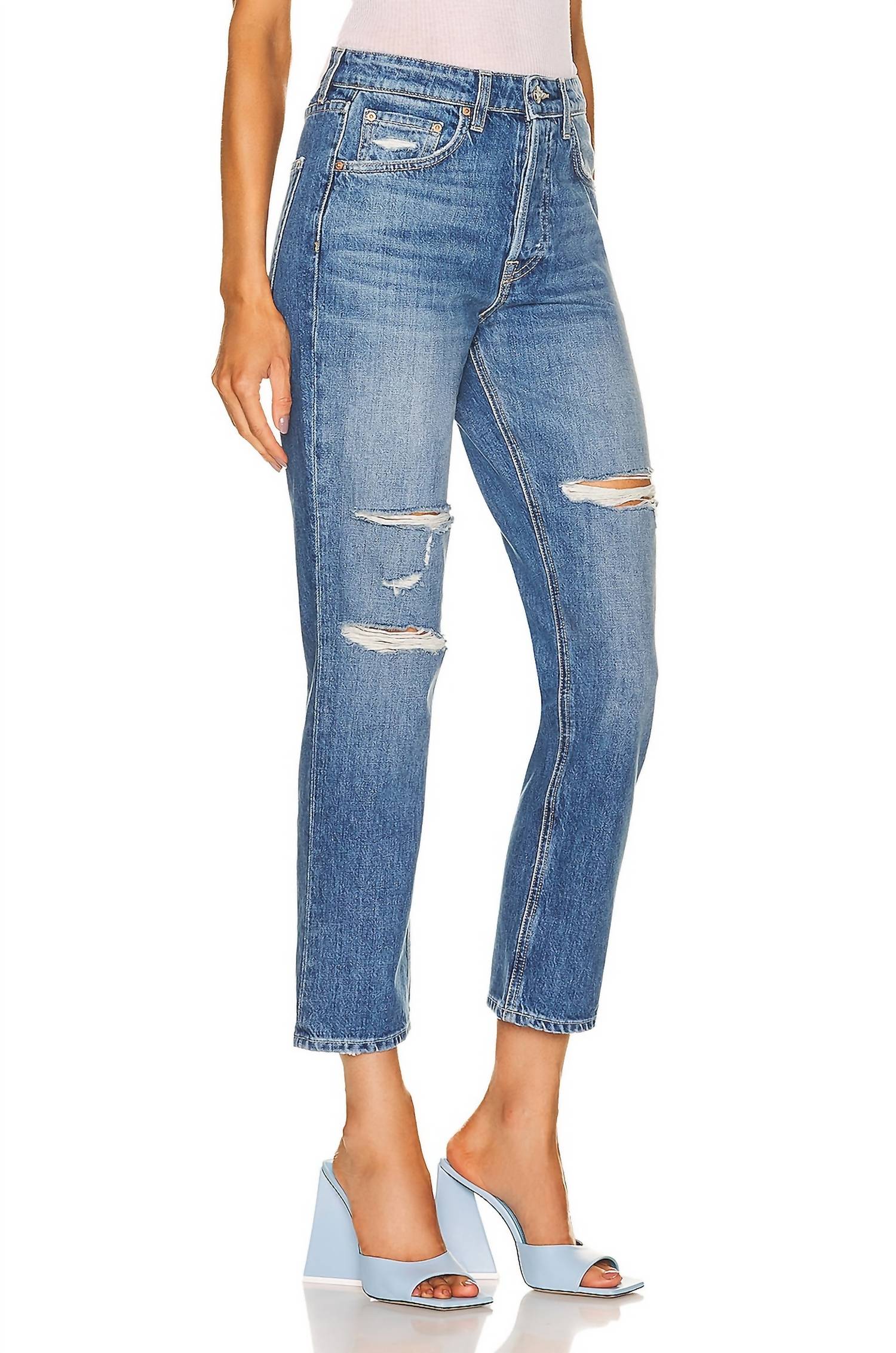 Grlfrnd - Karolina High-waisted Straight Jeans