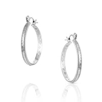 Montana Silversmiths - Women's Rustic Serenity Hoop Earrings