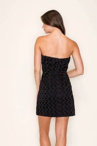 B.Right - Sleeveless H-line Slit Open Mini Dress