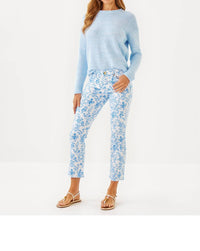 Lilly Pulitzer Annet High Rise Crop Flare Pants in tall tales - women's pants - view 4