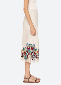 Sea - Women's Katharine Embroidery Tie Skirt