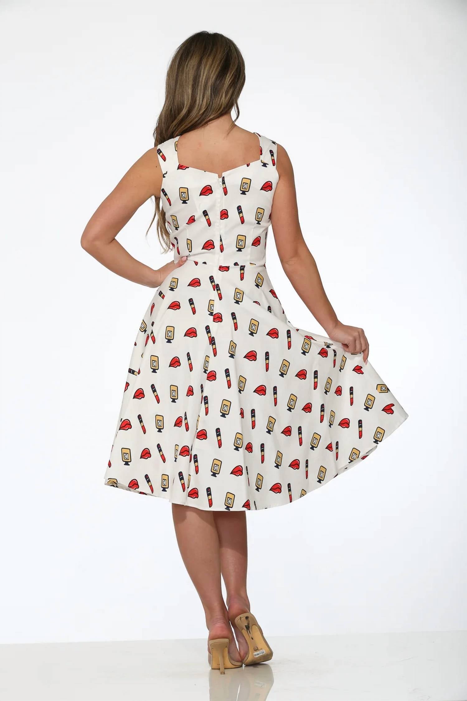 Orchid Bloom - Midi Swing Dress