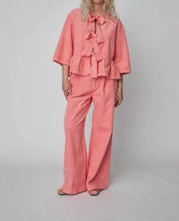 Stella Nova - Corduroy Bow Blouse