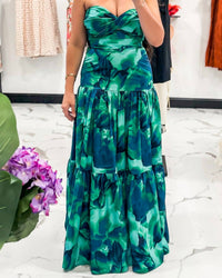 Seven Wonders Something About Her Printed Skirt in green - women's dress