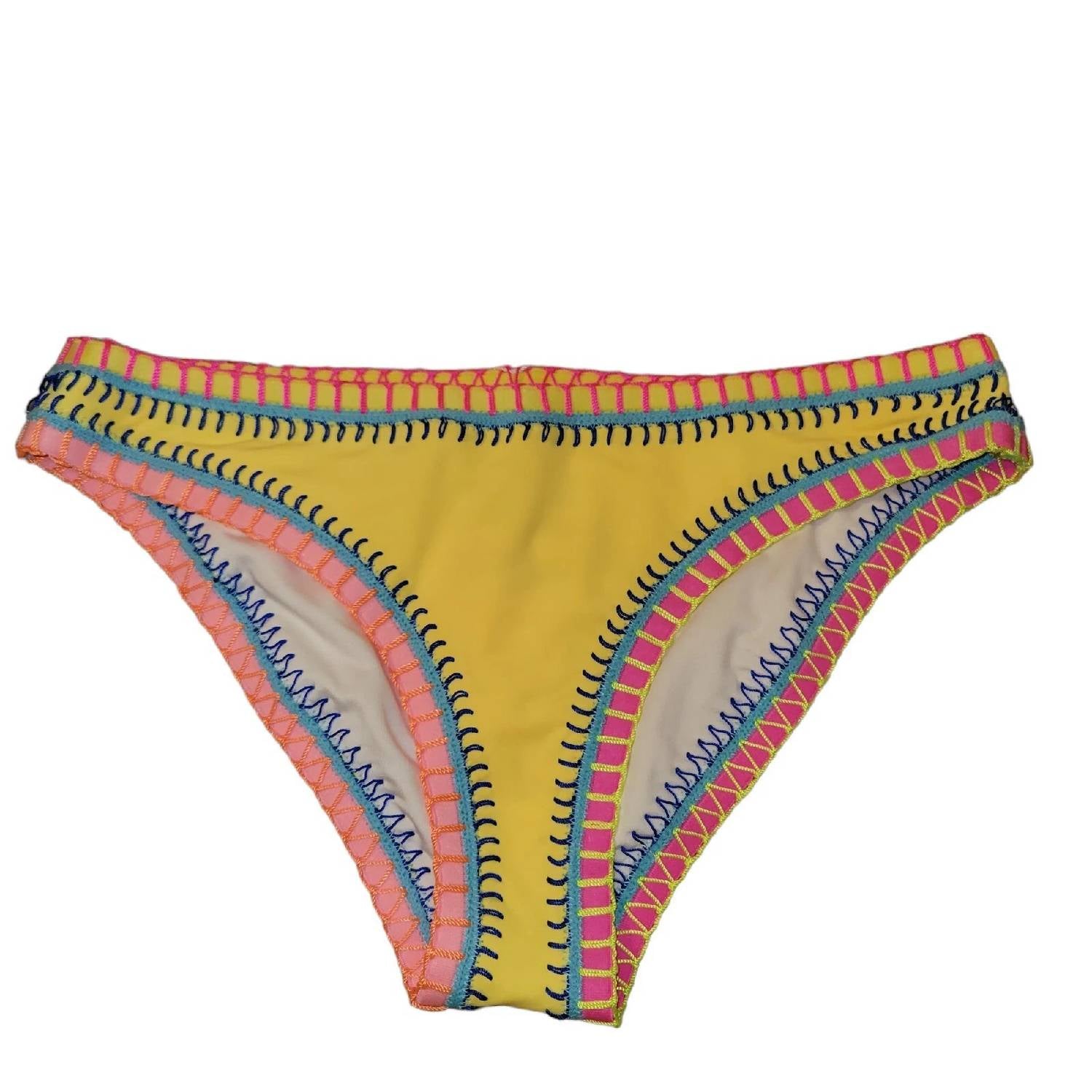 Platinum Swimwear - Stitched Scoop Bikini Bottoms