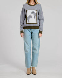 Flat White - Schnauzer Pullover Sweater