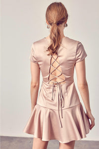 Do+Be - Criss Cross Back Mini Dress