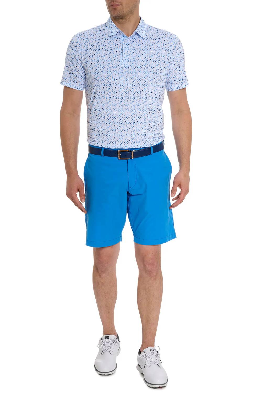 Robert Graham - Calder Geo Print Performance Golf Polo